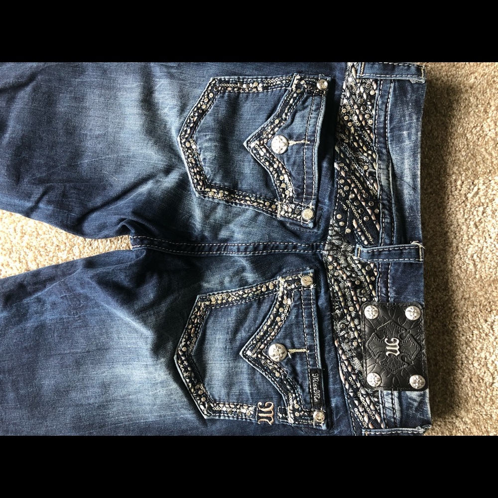 Miss Me Jeans, Size 28, Long inseam 33”